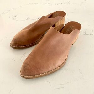 Sbicca Salem Mules | Womens 8 | Brown/Tan Leather
